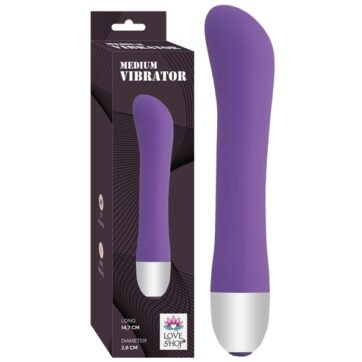 Geniş Uçlu Mor Silikon Vibratör