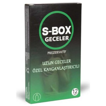 S-Box Özel Kayganlaştırıcılı Prezervatif