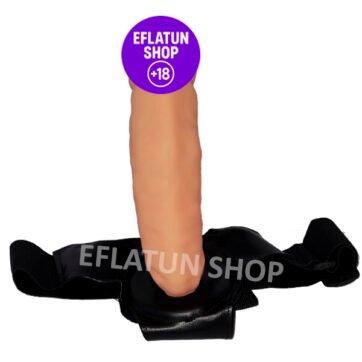 Gerçekçi Unisex İçi Boş Strapon Dildo