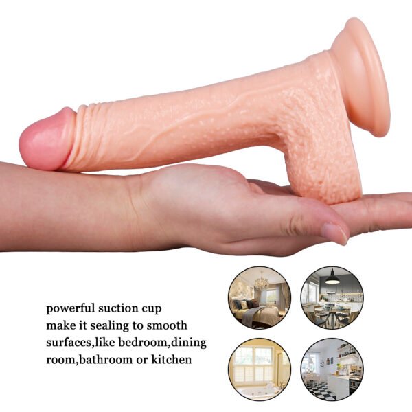 censan-19cm-ten-rengi-vantuzlu-dildo-837486-3
